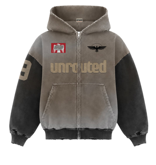 Unrouted “Division 9” Zip Up