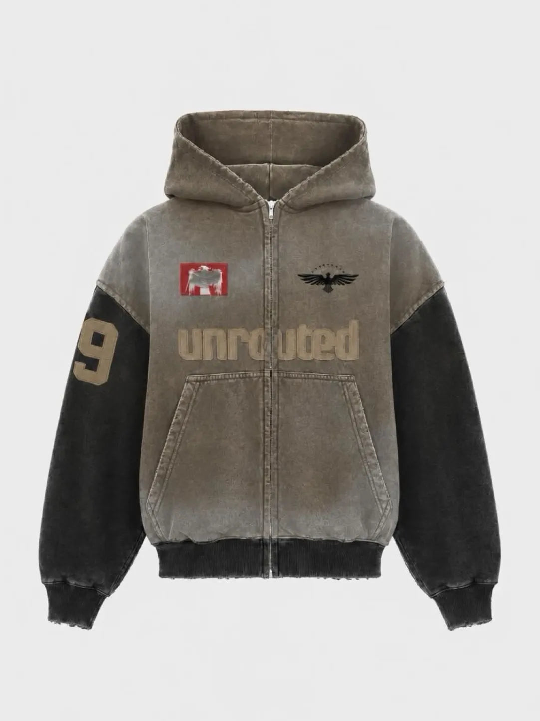 Unrouted “Division 9” Zip Up